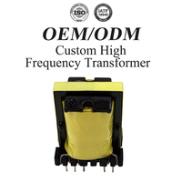 Özel OEM EEI19 Ferrit Çekirdekli Yüksek Frekanslı Flyback SMPS Trafosu, Güç Dağıtım Sistemi LED Sürücüsü için