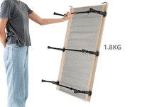 Lit de chien pliable moderne personnalisé en aluminium léger et respirant pour le camping, la plage et les parcs