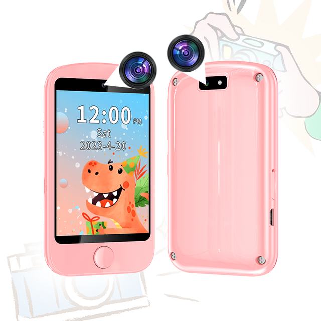 Wifi Cartoon Dummy Mini Simple Reveil Smart Cell Music Electric Mit Mobiles Toy Camera Baby Phone with App