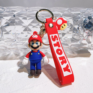 23 Porte-clés mignons pour Super Mario <span class=keywords><strong>Bros</strong></span>. Nouvelle série de dessins animés Jouet en caoutchouc Pendentif pour sacs pour voitures pour décorations de voitures - Product Image 4