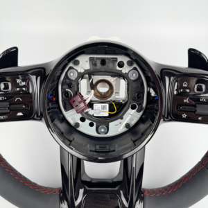 Mercedes AMG Leather GT CL CLS CLA GLC A E S C คลาส C36 G63 <span class=keywords><strong>C43</strong></span>มล. SL <span class=keywords><strong>W202</strong></span> W203 W204 W205 W206 W207 W166พวงมาลัย W167 - Product Image 3