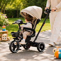 Tricycle poussette bébé modèle GEEN en gros / Tricycle 4 en 1 pour bébés et enfants / Vélo pliable pour enfants
