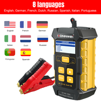 Testeur de batterie KONNWEI KW510, chargeur, analyseur de batterie avec chargeur 12V 2000CCA, chargeur de batterie de voiture