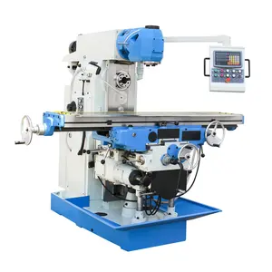 LM-1450D TTMC Horizontal and Vertical Milling Machine, Heavy Duty Universal Milling Machine with Auto Feed, Extra Large Table