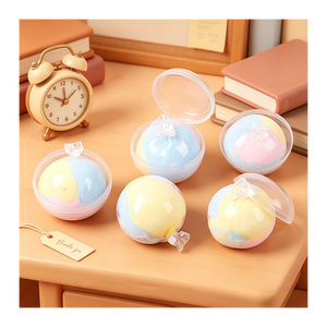 Leak Proof Silicone Handmade Decompression Ball Premium Clear Texture <b>Squishy</b> Toy Portable Relaxer Travel Companion - Product Image 6