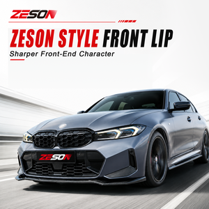 ลิ้นกันชนหน้าคาร์บอนไฟเบอร์แท้ทรง ZESON สำหรับ BMW ซีรีส์ 3 G20 LCI M340i 330i ปี <span class=keywords><strong>2023</strong></span>+ - Product Image 6