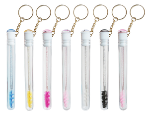 Nouveau tube jetable en plastique pour brosse à cils, applicateurs de mascara portables, tige en cristal pour extensions de cils, poils synthétiques scintillants - Product Image 1