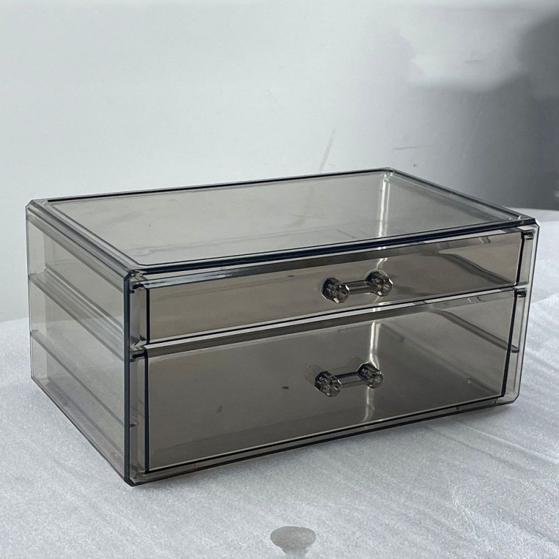 [Translucent Gray] Double-layer drawer