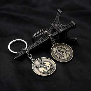Articles promotionnels pour fans : Porte-clés en métal à double face avec logo d'équipe en relief, pendentif <span class=keywords><strong>James</strong></span> Curry Durant - Product Image 5