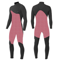 DIVESTAR Desain Khusus 3/2MM 4/3MM Neoprene Tahan Air Hangat Tanpa Resleting Wetsuit Selancar untuk Pria Wanita