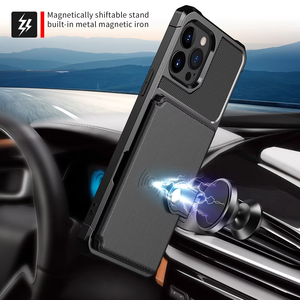 Coque de Téléphone Robuste Multi-Fentes pour iPhone 16 et S24 Ultra S23 avec Fente pour Cartes <span class=keywords><strong>Portable</strong></span> - Product Image 5