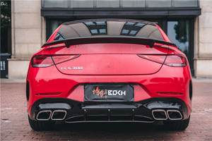 Kit carrosserie style GT63 amélioré pour Mercedes-Benz CLS, état neuf, comprenant pare-chocs, jupes latérales, diffuseur, extensions d'ailes et échappement - Product Image 5