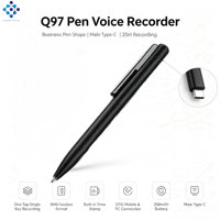 Grabadora de Voz Digital Q97 de 64 GB, Conector Tipo C, Formato de Audio WAV, Grabación de Larga Duración, Grabación con un Clic, Toma de Notas en Reuniones