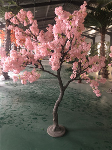 Sakura artificielles avec fleurs de <span class=keywords><strong>cerisier</strong></span>, 100 cm, 5 pieds, led, 3D, un arbre pour un mariage, fausse plante, pour l'extérieur, <span class=keywords><strong>rose</strong></span> et blanc, K01203 - Product Image 4