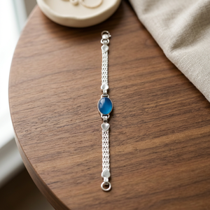 Elegante y Estilosa Pulsera de Plata Fina Salman para Bebés, Ajustable, Joyería Tradicional para Bebés, Regalo para Niños y Niñas - Product Image 2