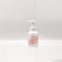 Emballage cosmétique en plastique HDPE de luxe à épaules arrondies de 300 ml, imprimé sur mesure, flacon pompe pour désinfectant pour les mains en mousse