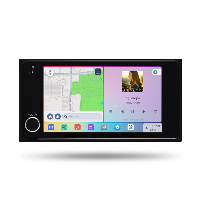 Dasaita 7inch Vivid Car Stereo Carplay Android Screen Frame Navigation Radio Player Audio Multimedia Head Unit for 4Runner RAV4