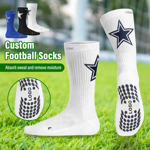 ถุงเท้ากีฬาแบบหนาพิเศษกันลื่น ออกแบบเองได้ สำหรับฟุตบอล - Product Image 1