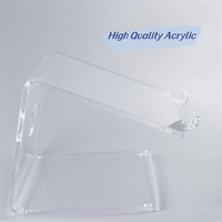 Vente en gros support transparent pour ordinateur portable en acrylique personnalisé support pour ordinateur portable