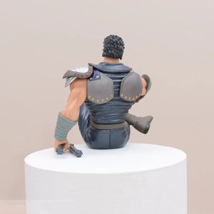 13CM <span class=keywords><strong>Manga</strong></span> Figurine Poupées Poing de l'étoile du Nord Kenshiro Anime PVC Figure Assis Noodle Stopper Cartoon Toys - Product Image 5