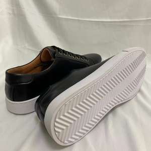 Zapatillas de Cuero Genuino de Talla Grande para Hombre, Planas, Casuales, de Skate, Unisex, Ligeras, Antideslizantes, Tallas 38-49, con Logotipo Personalizado - Product Image 2