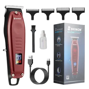 RESUXI SH-2599 tondeuse à cheveux professionnelle électrique rechargeable sans fil pour hommes