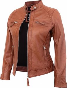 Custom OEM Men's PU Leather Jacket Breathable <b>Stand</b> Collar Winter Casual Outerwear Front Logo Custom Colors - Product Image 2