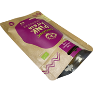 Poudre de fruits imprimée personnalisée de qualité supérieure Sac à gousset latéral en plastique suspendu à fermeture éclair Pochettes suspendues de qualité supérieure