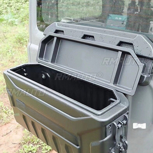 กล่องเก็บของท้ายรถสำหรับ Suzuki Jimny 3/5 ประตู ปี 2007-2025 กล่องเก็บของภายนอก กล่องใส่กระเป๋าเป้ขนาดเล็ก อุปกรณ์ตกแต่ง - Product Image 3