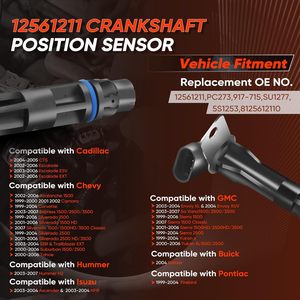 Sensor de Posición del Árbol de Levas Tchenpart 12561211 para Chevrolet Silverado, Suburban, Tahoe, Avalanche, GMC Envoy - Product Image 4