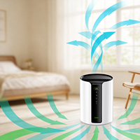 Nouveau design Compresseur électrique en plastique 10 litres 20 pintes Haute efficacité Écran tactile intelligent Personnalisable pour chambre à coucher et usage domestique