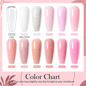 BORN PRETTY Gel de Construcción Sólido de Alta Calidad, Libre de HEMA, Resina Acrílica para Extensión de <span class=keywords><strong>Uñas</strong></span>, Color Gelatina Brillante, Gel Duro, Bajo Calor, UV - Product Image 2