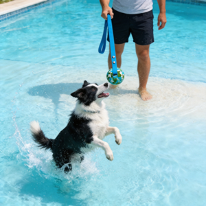 Juguete para Perros Bite & Shake, Pelota <span class=keywords><strong>de</strong></span> EVA No Tóxica con Correa, Juguetes Masticables para Mascotas, Juguetes Interactivos para Perros <span class=keywords><strong>de</strong></span> Razas Grandes - Product Image 3