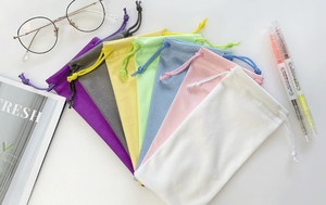 Pochette personnalisée sérigraphiée en microfibre pour lunettes fabricant <span class=keywords><strong>de</strong></span> pochette souple sac pochette pour lunettes - Product Image 3