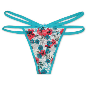 Venta al por mayor 2024 las bragas de las mujeres más populares Ropa interior de encaje Sexy Low-rise Mujeres <span class=keywords><strong>Tangas</strong></span> - Product Image 3