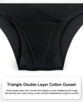 Culotte taille basse ultra-fine personnalisée découpée au laser, sans trace, anti-camel toe, grande taille, sans couture pour femme