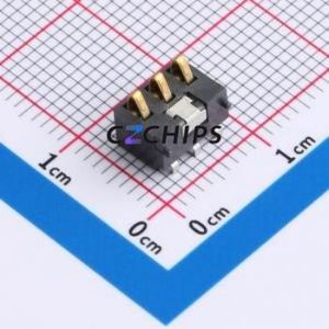 GT-BTP25003-0540A-002A Blade/Spring Contact Battery Connector SMD,P=2.5mm Connector Spring Contact Type 2.5mm 3P Horizontal - Product Image 1