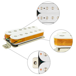 Set di pickup per chitarra elettrica, kit fai da te, configurazione SSH con singolo coil e humbucker Alnico 5, parti di ricambio - Product Image 4