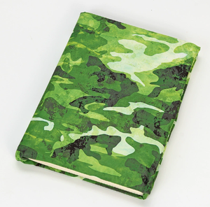 Cubierta de libro de tela reutilizable, lavable, estirable, para escuela/oficina/hogar, protector de libro de texto con impresión personalizada, estilo de bolsa antipolvo - Product Image 1