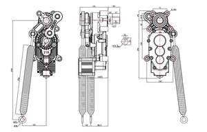 Équipement de stationnement 4.5 mètres de porte automatique de barrière de sécurité extérieure de bras droit - Product Image 5