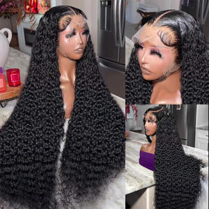 <span class=keywords><strong>Parrucca</strong></span> Pixie Riccia Pronta da Indossare in <span class=keywords><strong>Capelli</strong></span> Umani Brasiliani, Parrucche all'Ingrosso Senza Colla in <span class=keywords><strong>Capelli</strong></span> Naturali con Frontale in Pizzo HD per <span class=keywords><strong>Donna</strong></span> - Product Image 4