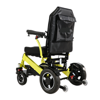 Fauteuil roulant électrique en aluminium robuste de 660 lb, nouveau fauteuil roulant électrique pliable avec batterie au lithium