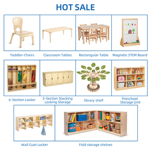 Meubles Montessori XIHA pour tout-petits, mobilier de maternelle, tables et chaises pour enfants, garderie, salle de classe préscolaire, matériau en bois, chambre à coucher - Product Image 6
