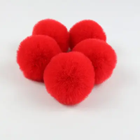 Pompons en fourrure de raton laveur véritable, grands, personnalisés, pas chers, vente en gros
