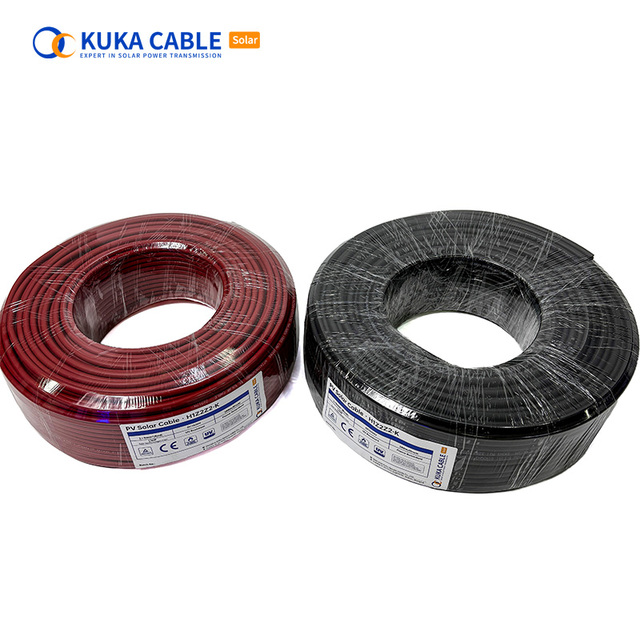 2.5mm 4mm 6mm 10mm 16mm XLPO Insulated Tinned Copper Wire PV Photovoltaic Solar DC Cable