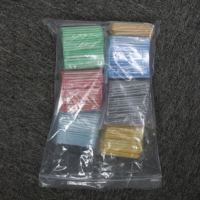 Manchon de protection pour fibre optique, tube thermorétractable couleur vive, identification des soudures par fusion, kit de réparation de câbles optiques haute température