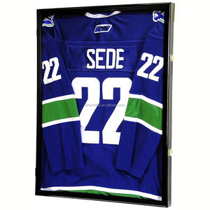 Fabbrica personalizzata a <span class=keywords><strong>parete</strong></span> antipolvere trasparente PMMA <span class=keywords><strong>Plexiglass</strong></span> acrilico T Shirt Sport vestiti Display Box Sport Jersey Display Case - Product Image 1