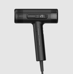 BLDC động cơ chuyên nghiệp Máy sấy tóc tốc độ cao salon tóc thổi máy sấy từ vòi phun khuếch tán từ tính LCD kỹ thuật số LED - Product Image 4