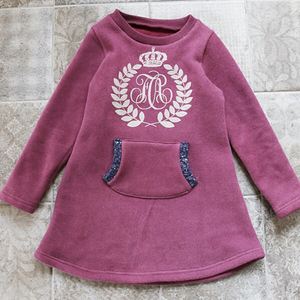 Robe de demoiselle d'honneur bleue à volants et manches raglan pour enfants, Taobao Chine, en anglais - Product Image 3