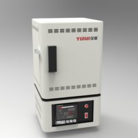 Four de fusion électrique YIRUI avec alarme de température pour protection de sécurité, four de laboratoire fiable pour la fusion du verre et les tests de pierres, 1200 MF-2.5-10L